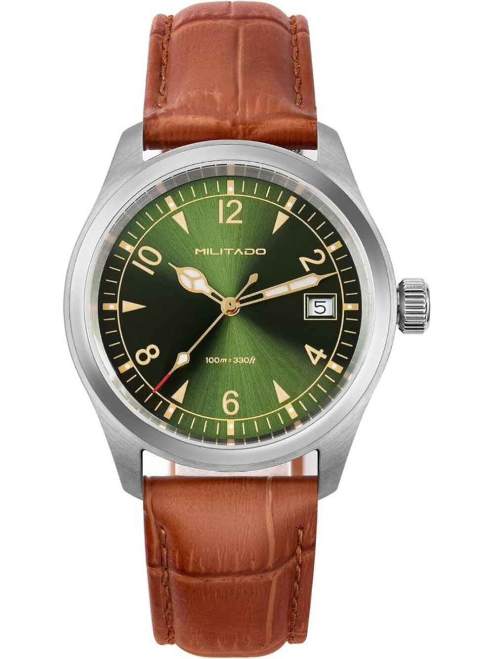 Men's Military Field Watch - Waterproof, Sapphire Crystal, Japanese Movement